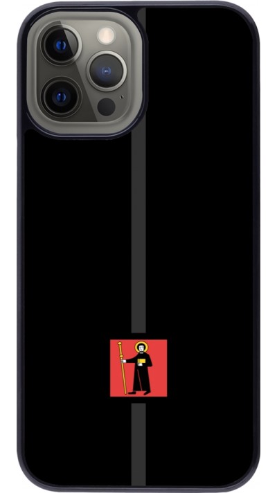 iPhone 12 Pro Max Case Hülle - Kanton GL schwarz