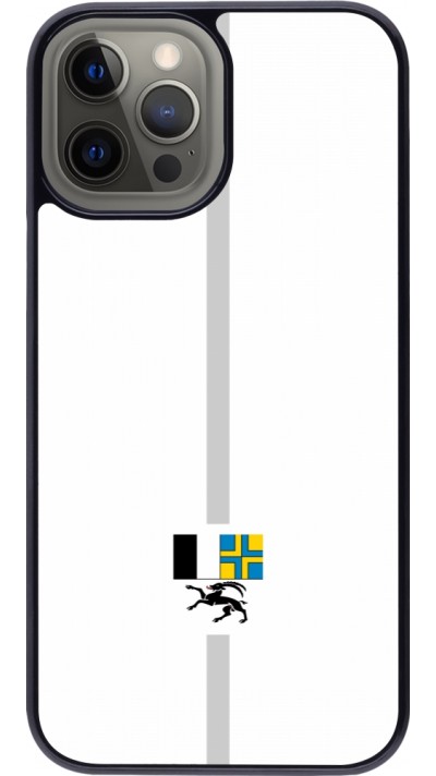 iPhone 12 Pro Max Case Hülle - Kanton GR weiss