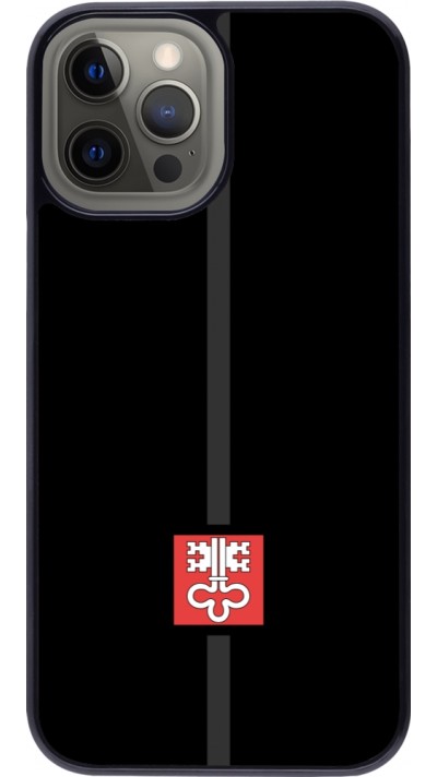 iPhone 12 Pro Max Case Hülle - Kanton NW schwarz