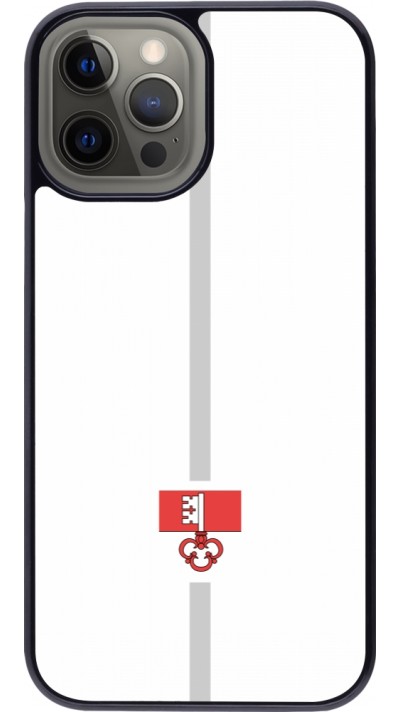iPhone 12 Pro Max Case Hülle - Kanton OW weiss