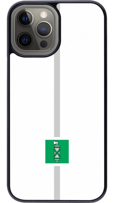 iPhone 12 Pro Max Case Hülle - Kanton SG weiss