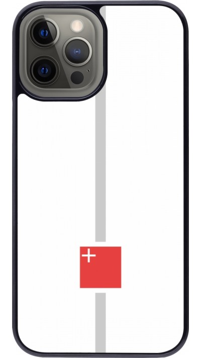 iPhone 12 Pro Max Case Hülle - Kanton SZ weiss
