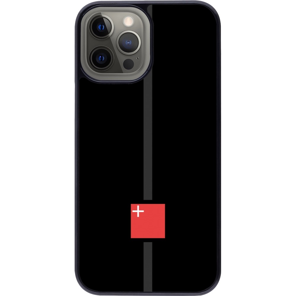iPhone 12 Pro Max Case Hülle - Kanton SZ schwarz