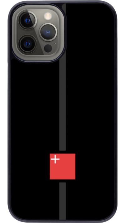 iPhone 12 Pro Max Case Hülle - Kanton SZ schwarz