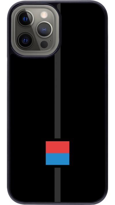 iPhone 12 Pro Max Case Hülle - Kanton TI schwarz