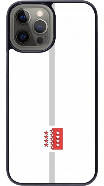 iPhone 12 Pro Max Case Hülle - Kanton VS weiss