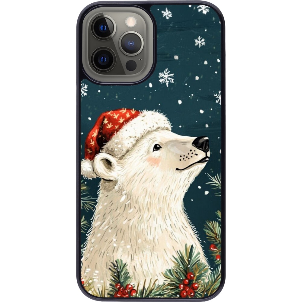 iPhone 12 Pro Max Case Hülle - Christmas 25 Bear