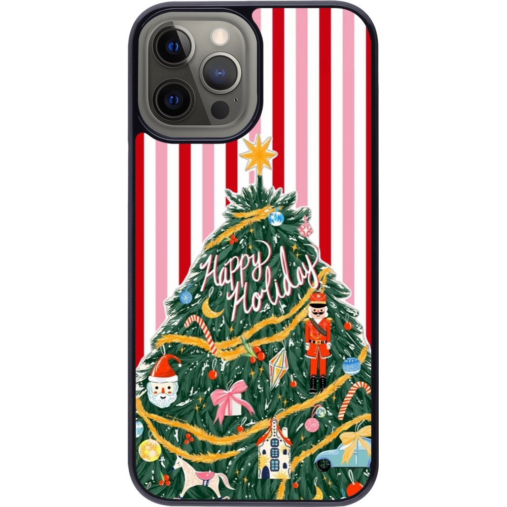 iPhone 12 Pro Max Case Hülle - Christmas 25 Happy Holiday