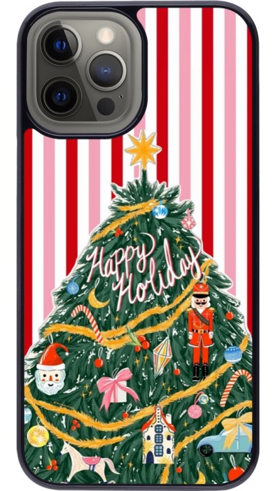 iPhone 12 Pro Max Case Hülle - Christmas 25 Happy Holiday