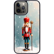 Coque iPhone 12 Pro Max - Christmas 25 Nutcracker Snow