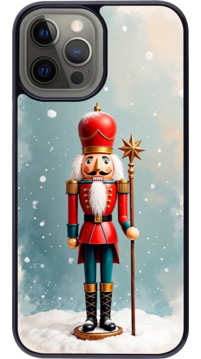 iPhone 12 Pro Max Case Hülle - Christmas 25 Nutcracker Snow