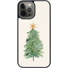 Coque iPhone 12 Pro Max - Christmas 25 Sketch Tree