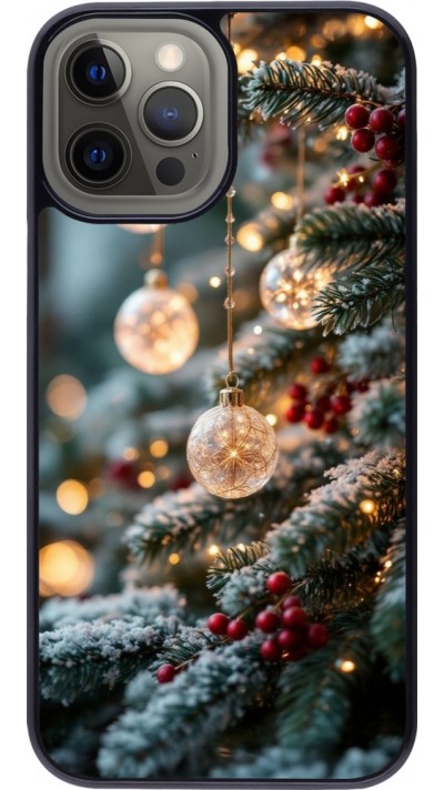 iPhone 12 Pro Max Case Hülle - Christmas 25 Xmas Decorated Tree