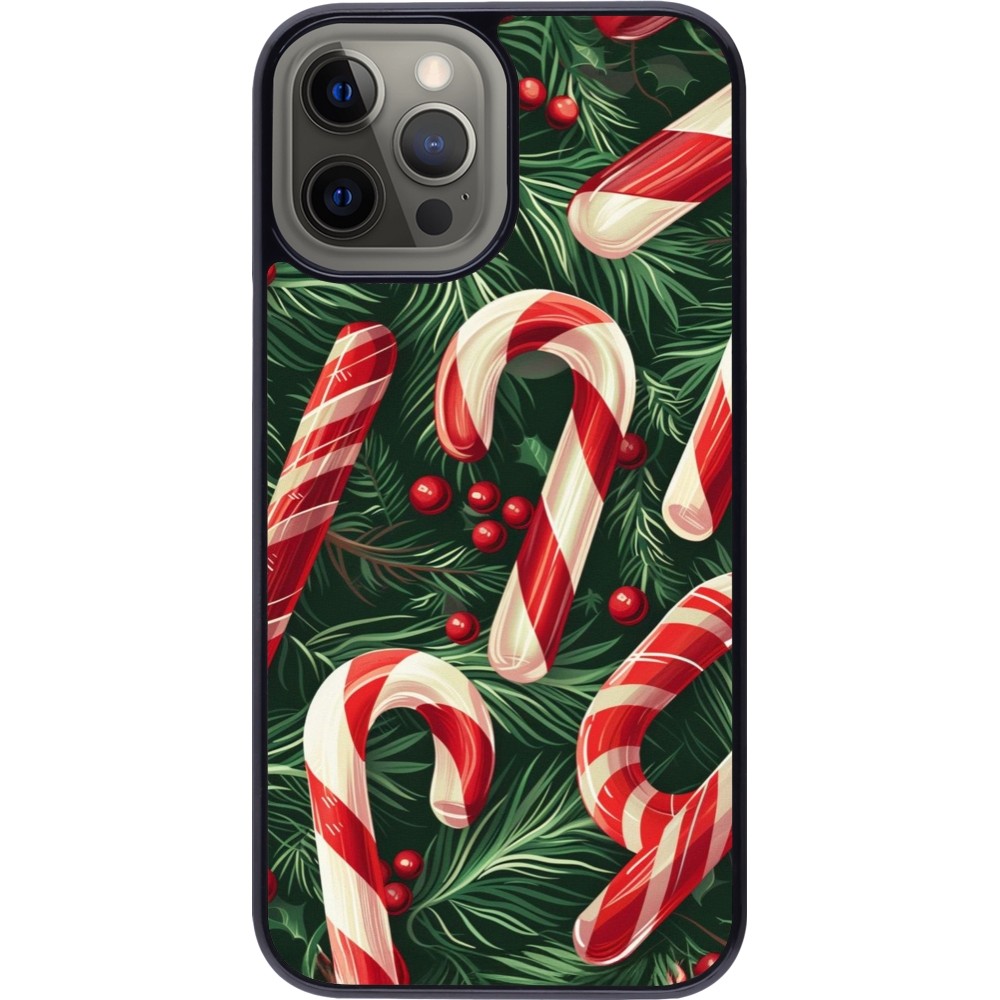 iPhone 12 Pro Max Case Hülle - Christmas 25 Xmas Stick