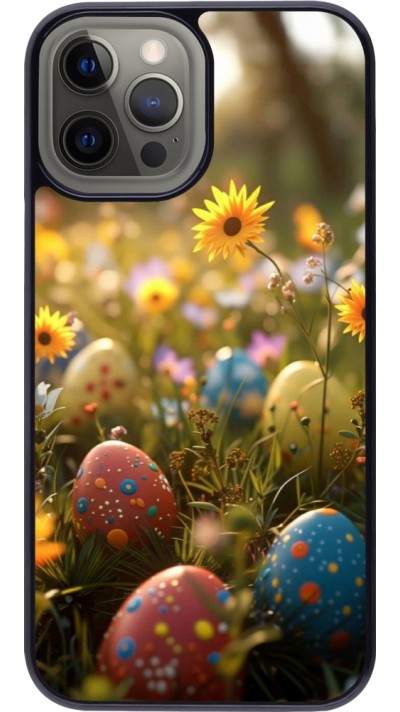 iPhone 12 Pro Max Case Hülle - Easter 2026 Decorated eggs