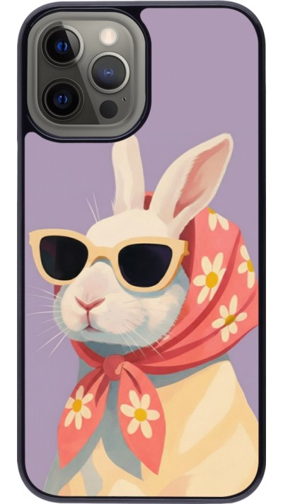 iPhone 12 Pro Max Case Hülle - Easter 2026 Rabbit with scarf