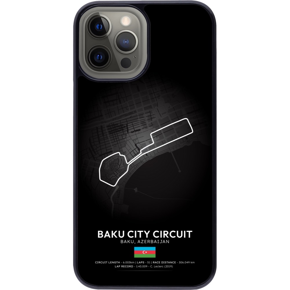 iPhone 12 Pro Max Case Hülle - F1 Track 2025 Azerbaijan