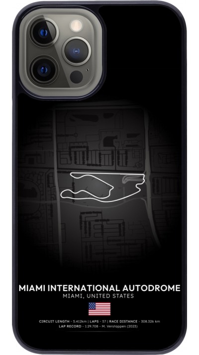 iPhone 12 Pro Max Case Hülle - F1 Track 2025 Miami