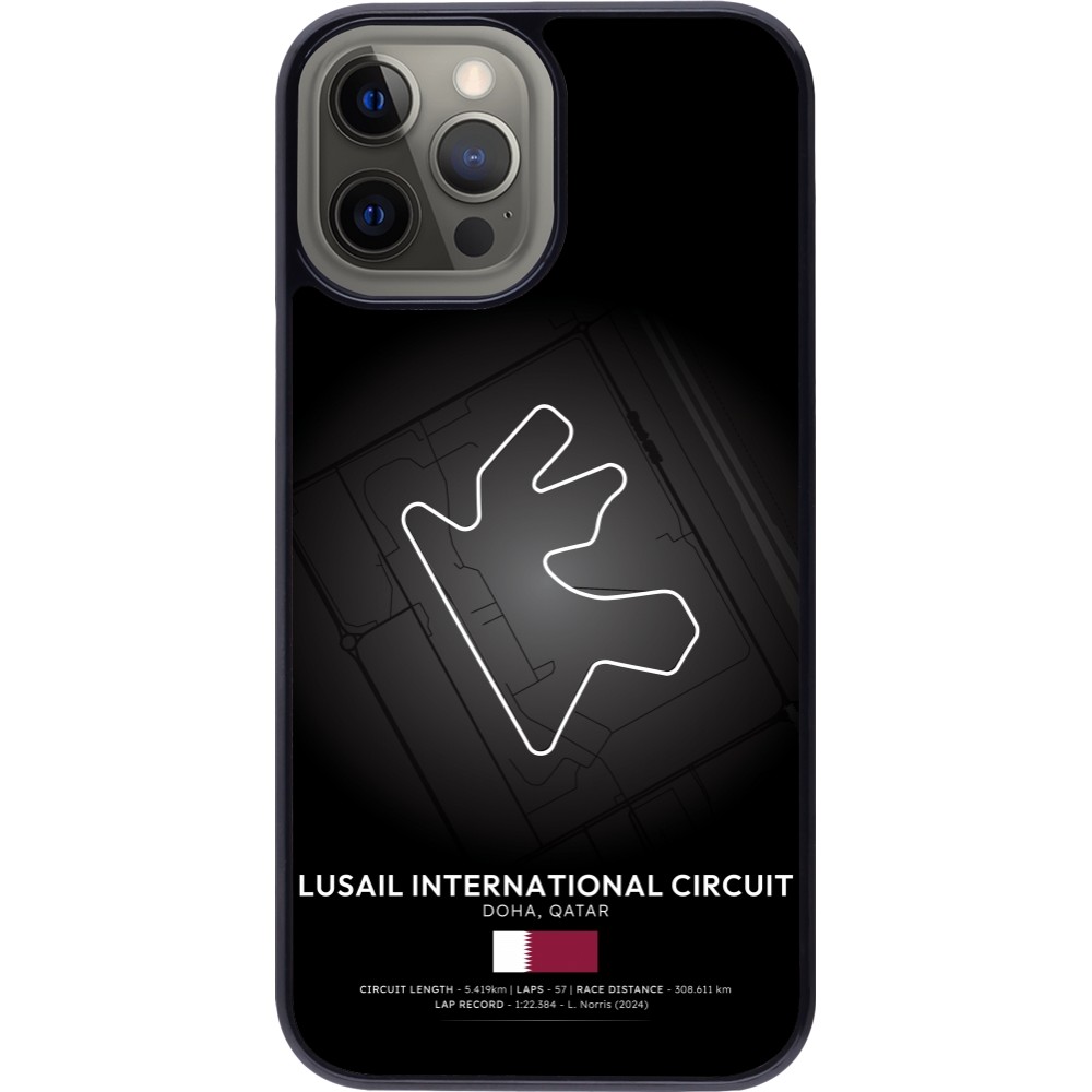 iPhone 12 Pro Max Case Hülle - F1 Track 2025 Qatar