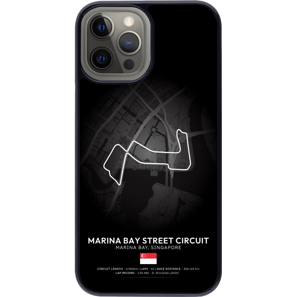 iPhone 12 Pro Max Case Hülle - F1 Track 2025 Singapore