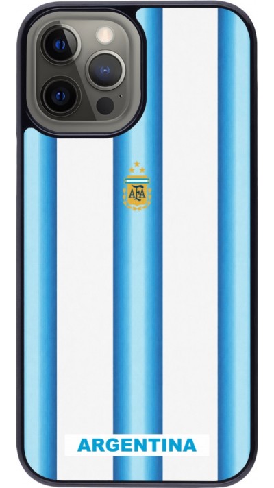 iPhone 12 Pro Max Case Hülle - Argentinien 2026 personalisierbares Fussballtrikot