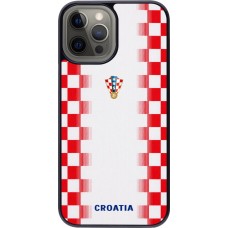 iPhone 12 Pro Max Case Hülle - Kroatien 2026 personalisierbares Fussballtrikot