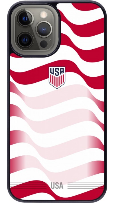 iPhone 12 Pro Max Case Hülle - Vereinigten Staaten 2026 personalisierbares Fussballtrikot
