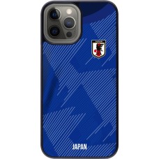 iPhone 12 Pro Max Case Hülle - Japan 2022 personalisierbares Fussballtrikot