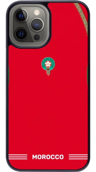 iPhone 12 Pro Max Case Hülle - Marokko 2026 personalisierbares Fussballtrikot