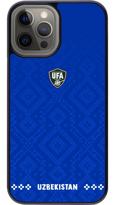 iPhone 12 Pro Max Case Hülle - Usbekistan 2026 personalisierbares Fussballtrikot
