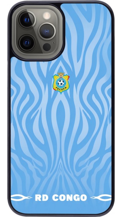 iPhone 12 Pro Max Case Hülle - Demokratische Republik Kongo 2026 personalisierbares Fussballtrikot