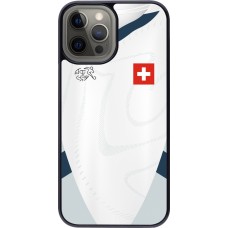 iPhone 12 Pro Max Case Hülle - Schweiz Away personalisierbares Fussballtrikot