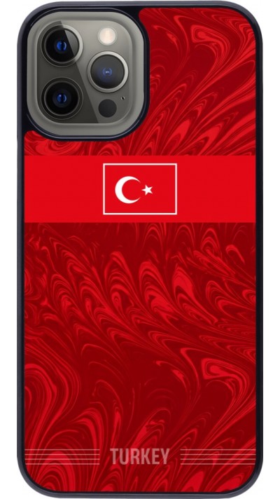 iPhone 12 Pro Max Case Hülle - Türkei 2026 personalisierbares Fussballtrikot