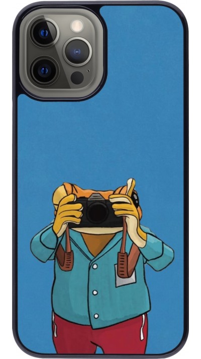Coque iPhone 12 Pro Max - Frog with camera DTMF