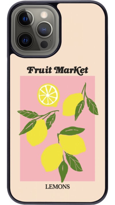 iPhone 12 Pro Max Case Hülle - Fruit market lemons 2026