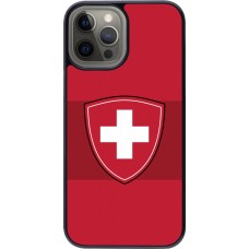iPhone 12 Pro Max Case Hülle - Hockey World Championship Ecusson Suisse