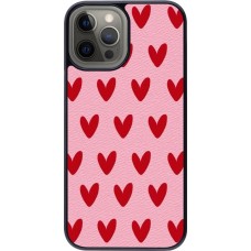 iPhone 12 Pro Max Case Hülle - Saint Valentines Day 26 Pattern heart