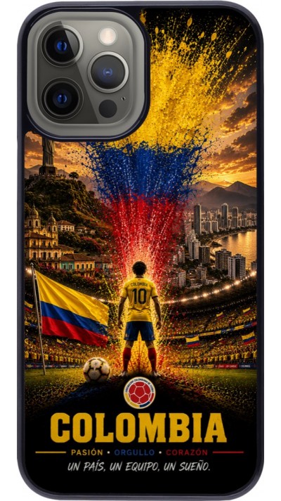 iPhone 12 Pro Max Case Hülle - Fussball Kolumbien splash 2026