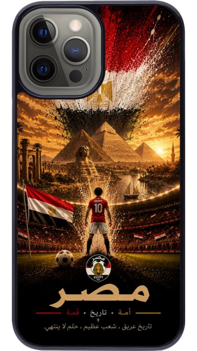 iPhone 12 Pro Max Case Hülle - Fussball Ägypten splash 2026