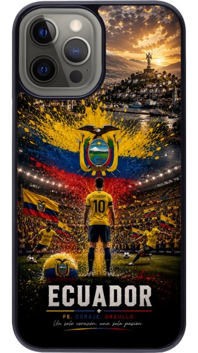 iPhone 12 Pro Max Case Hülle - Fussball Ecuador splash 2026