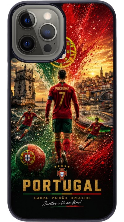 iPhone 12 Pro Max Case Hülle - Fussball Portugal splash 2026