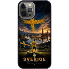 iPhone 12 Pro Max Case Hülle - Fussball Schweden splash 2026