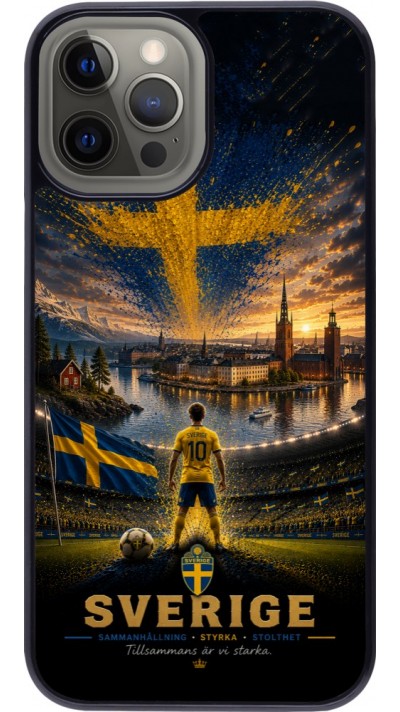 iPhone 12 Pro Max Case Hülle - Fussball Schweden splash 2026