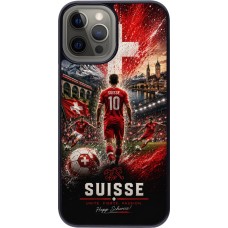 iPhone 12 Pro Max Case Hülle - Fussball Suisse splash 2026