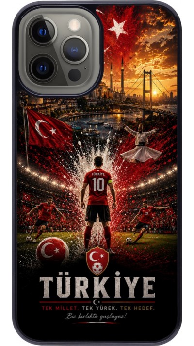 iPhone 12 Pro Max Case Hülle - Fussball Türkei splash 2026