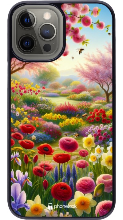 iPhone 12 Pro Max Case Hülle - Frühling 25 Strauß Frühling