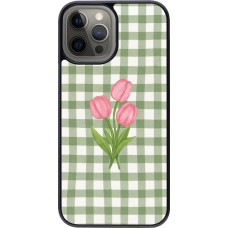 iPhone 12 Pro Max Case Hülle - Green vichy tulips 2026