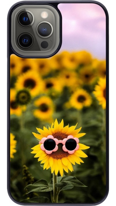 iPhone 12 Pro Max Case Hülle - Sunflower with glasses 2026
