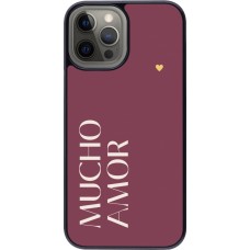 iPhone 12 Pro Max Case Hülle - Valentine 2024 mucho amor rosado