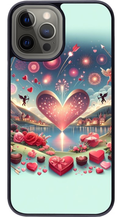 iPhone 12 Pro Max Case Hülle - Valentin 2025 Schick